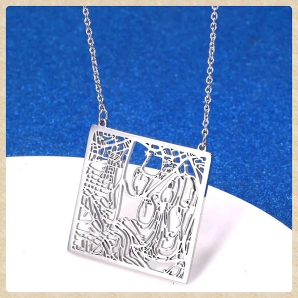 Jewelry - Jerusalem Map Necklace